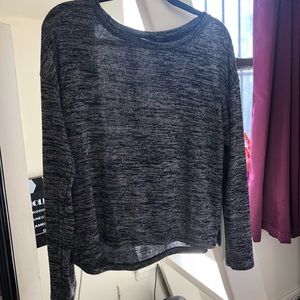 Gray lightweight sweater